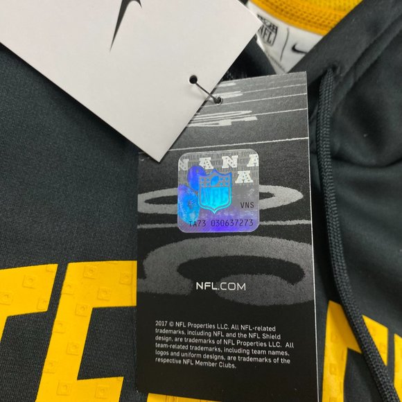 NWT Pittsburgh Steelers Nike Sideline Athletic Therma Fit Hoodie Mens Small - Picture 10 of 15